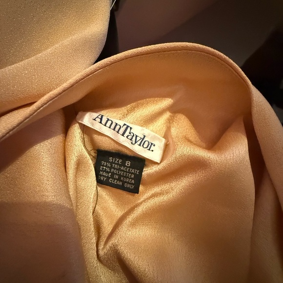 Ann Taylor Tan Long Sleeve Dress - Picture 3 of 3